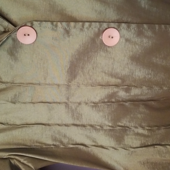 Vintage Green Metallic Shine Jacket - Picture 3 of 14